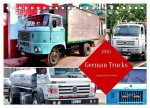 German Trucks - Deutsche LKW in Kuba (Tischkalender 2026 DIN A5 quer), CALVENDO Monatskalender