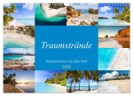 Traumstrände - Naturparadiese aus aller Welt (Wandkalender 2026 DIN A3 quer), CALVENDO Monatskalender