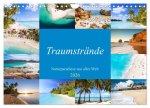 Traumstrände - Naturparadiese aus aller Welt (Wandkalender 2026 DIN A4 quer), CALVENDO Monatskalender