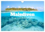 Malediven - Reise in ein Naturparadies (Wandkalender 2026 DIN A4 quer), CALVENDO Monatskalender