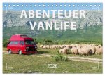 Abenteuer Vanlife - Glücklich unterwegs (Tischkalender 2026 DIN A5 quer), CALVENDO Monatskalender