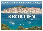 KROATIEN - Perle der Adria (Tischkalender 2026 DIN A5 quer), CALVENDO Monatskalender