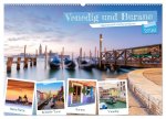 Venedig und Burano - Lagunenstadt und bunte Häuser (Wandkalender 2026 DIN A2 quer), CALVENDO Monatskalender