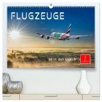 Flugzeuge - ab in den Urlaub (hochwertiger Premium Wandkalender 2026 DIN A2 quer), Kunstdruck in Hochglanz