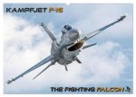Kampfjet F-16 The Fighting Falcon (Wandkalender 2026 DIN A2 quer), CALVENDO Monatskalender