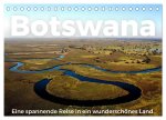 Botswana - Eine spannende Reise in ein wunderschönes Land. (Tischkalender 2026 DIN A5 quer), CALVENDO Monatskalender