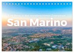 San Marino - Eine Reise in den wunderschönen Zwergstaat. (Tischkalender 2026 DIN A5 quer), CALVENDO Monatskalender