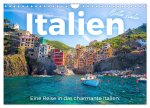 Italien - Eine Reise in das charmante Italien. (Wandkalender 2026 DIN A4 quer), CALVENDO Monatskalender