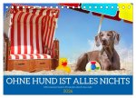 Ohne Hund ist alles nichts - Mit unseren besten Freunden durch das Jahr (Tischkalender 2026 DIN A5 quer), CALVENDO Monatskalender