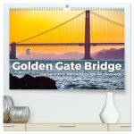 Golden Gate Bridge - Das berühmte Wahrzeichen von San Francisco. (hochwertiger Premium Wandkalender 2026 DIN A2 quer), Kunstdruck in Hochglanz