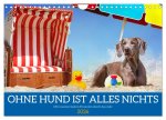 Ohne Hund ist alles nichts - Mit unseren besten Freunden durch das Jahr (Wandkalender 2026 DIN A4 quer), CALVENDO Monatskalender