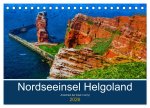 Nordseeinsel Helgoland - Ansichten der Insel in Acryl (Tischkalender 2026 DIN A5 quer), CALVENDO Monatskalender