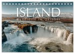 Island - Rundreise im Oktober (Tischkalender 2026 DIN A5 quer), CALVENDO Monatskalender