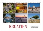 Kroatien - Streifzüge durch atemberaubende Kulturlandschaften (Tischkalender 2026 DIN A5 quer), CALVENDO Monatskalender