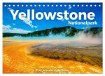 Yellowstone Nationalpark - Eine wundervolle Reise. (Tischkalender 2026 DIN A5 quer), CALVENDO Monatskalender