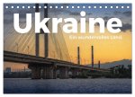 Ukraine - Ein wundervolles Land. (Tischkalender 2026 DIN A5 quer), CALVENDO Monatskalender