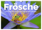 Frösche - Die wunderschöne Welt der bunten Hüpfer. (Wandkalender 2026 DIN A3 quer), CALVENDO Monatskalender