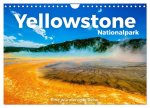 Yellowstone Nationalpark - Eine wundervolle Reise. (Wandkalender 2026 DIN A4 quer), CALVENDO Monatskalender