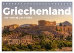 Griechenland - Die Heimat der Antike. (Tischkalender 2026 DIN A5 quer), CALVENDO Monatskalender