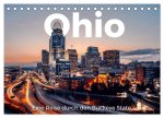 Ohio - Eine Reise durch den Buckeye State (Tischkalender 2026 DIN A5 quer), CALVENDO Monatskalender