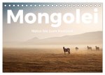 Mongolei - Natur bis zum Horizont (Tischkalender 2026 DIN A5 quer), CALVENDO Monatskalender