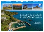 Der Westen der Normandie - An den Küsten des Cotentin (Wandkalender 2026 DIN A3 quer), CALVENDO Monatskalender
