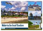 Malerische Insel Usedom - Acryl Impressionen (Wandkalender 2026 DIN A3 quer), CALVENDO Monatskalender