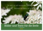 Bilder und Texte für die Seele (Wandkalender 2026 DIN A2 quer), CALVENDO Monatskalender