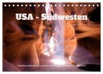 USA Südwesten - Atemberaubende Aussichten (Tischkalender 2026 DIN A5 quer), CALVENDO Monatskalender