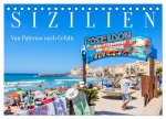 Sizilien - Von Palermo nach Cefal? (Tischkalender 2026 DIN A5 quer), CALVENDO Monatskalender