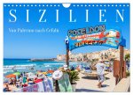Sizilien - Von Palermo nach Cefal? (Wandkalender 2026 DIN A4 quer), CALVENDO Monatskalender