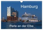 Hamburg - Perle an der Elbe (Wandkalender 2026 DIN A4 quer), CALVENDO Monatskalender