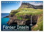 Färöer Inseln - Geheimnisvolle Inseln im Nordatlantik (Tischkalender 2026 DIN A5 quer), CALVENDO Monatskalender