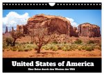 United States of America - Eine Reise durch den Westen der USA (Wandkalender 2026 DIN A4 quer), CALVENDO Monatskalender