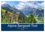 Alpine Bergwelt Tirol - Illustriert in den schönsten Farben (Wandkalender 2026 DIN A3 quer), CALVENDO Monatskalender