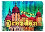 Grüße aus Dresden (Wandkalender 2026 DIN A2 quer), CALVENDO Monatskalender