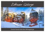 Zittauer Gebirge - Deutschlands kleinstes Mittelgebirge (Wandkalender 2026 DIN A2 quer), CALVENDO Monatskalender