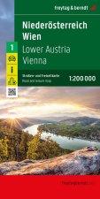 Niederösterreich - Wien, Straßen- und Freizeitkarte 1:200.000, freytag & berndt