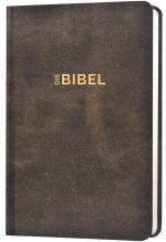 Schlachter 2000 Bibel - Taschenausgabe (Hardcover, illustrierter Einband, Antikleder-Optik)