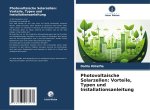 Photovoltaische Solarzellen: Vorteile, Typen und Installationsanleitung