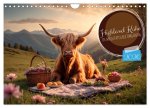 Highland Kühe (Wandkalender 2026 DIN A4 quer), CALVENDO Monatskalender