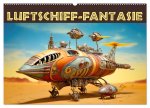 Luftschiff-Fantasie (Wandkalender 2026 DIN A2 quer), CALVENDO Monatskalender