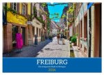 Freiburg - Die entspannte Stadt im Breisgau (Wandkalender 2026 DIN A2 quer), CALVENDO Monatskalender
