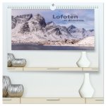 Lofoten ...ein Wintertraum (hochwertiger Premium Wandkalender 2026 DIN A2 quer), Kunstdruck in Hochglanz