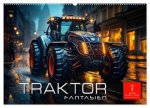 Traktor Fantasien (Wandkalender 2026 DIN A2 quer), CALVENDO Monatskalender
