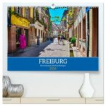 Freiburg - Die entspannte Stadt im Breisgau (hochwertiger Premium Wandkalender 2026 DIN A2 quer), Kunstdruck in Hochglanz