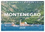 Montenegro - Das Land der schwarzen Berge (Tischkalender 2026 DIN A5 quer), CALVENDO Monatskalender