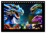 Phantasievolle Welt der Drachen (Tischkalender 2026 DIN A5 quer), CALVENDO Monatskalender