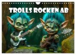 Trolls rocken ab (Wandkalender 2026 DIN A4 quer), CALVENDO Monatskalender