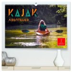 Kajak Abenteuer (hochwertiger Premium Wandkalender 2026 DIN A2 quer), Kunstdruck in Hochglanz